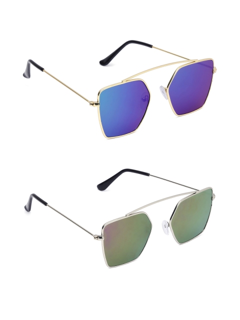 

EPICINK hob Set Of 2 Unisex Other Sunglasses, Blue