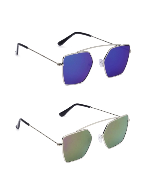 

EPICINK hob Set Of 2 Unisex Other Sunglasses, Blue
