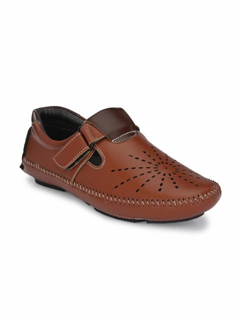 

John Karsun Men Tan Brown Sandals