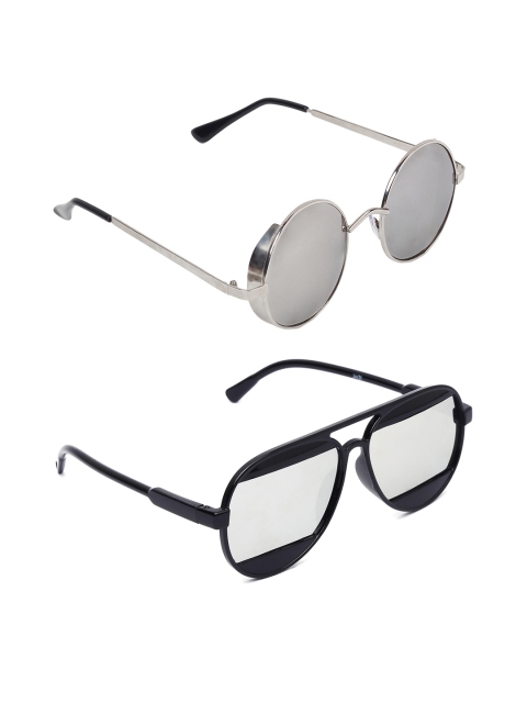 

EPICINK hob Unisex Set of 2 Sunglasses EP-VO2605-02, Grey