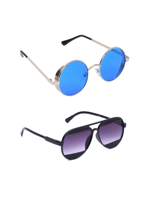 

EPICINK hob Unisex Set of 2 Sunglasses EP-VO2603-05, Purple