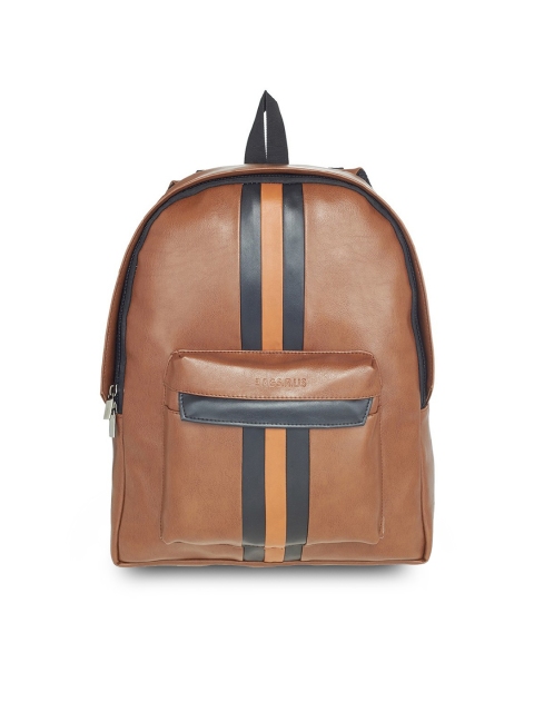 

Bags.R.us Unisex Tan Brown Solid Backpack