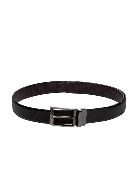 

Apsis Men Black & Brown Textured Reversible Belt