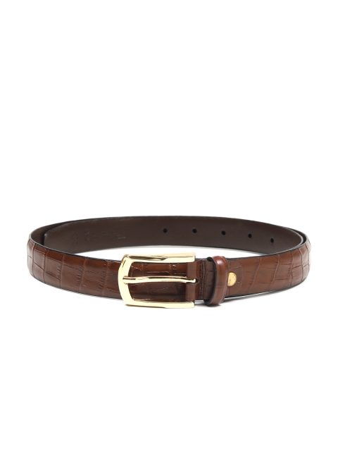 

Da Milano Women Brown Textured Leather Belt