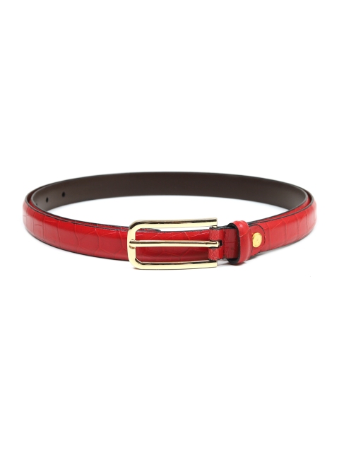 

Da Milano Women Red Textured Belt