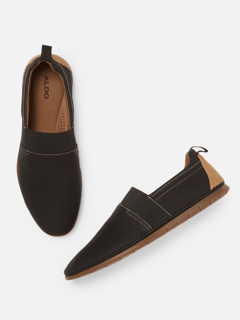 

ALDO Men Black Slip-On Sneakers