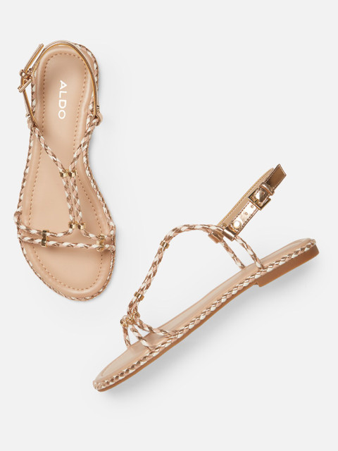 

ALDO Women Pink Solid Open Toe Flats