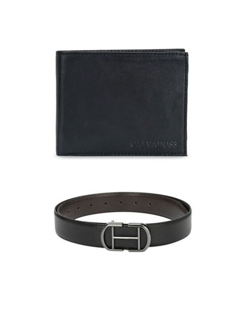 

Calvadoss Men Black Premium Accessory Gift Set