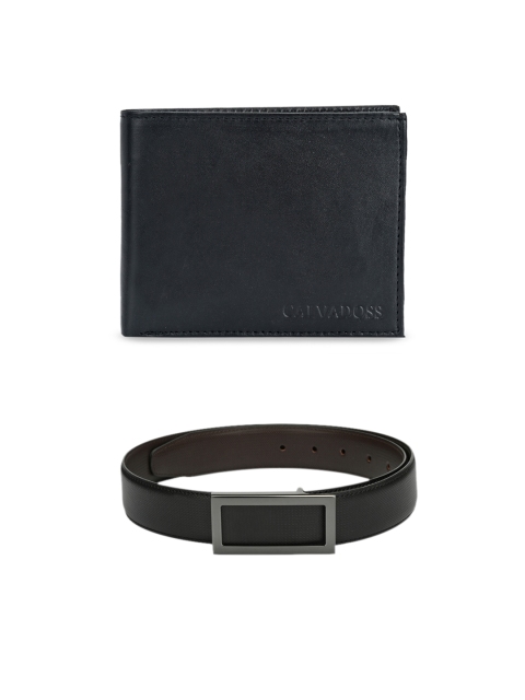 

Calvadoss Men Black Premium Accessory Gift Set
