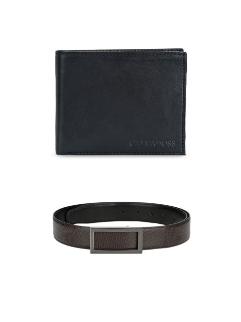 

Calvadoss Men Brown & Black Premium Accessory Gift Set