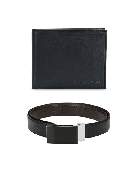 

Calvadoss Men Black Premium Accessory Gift Set