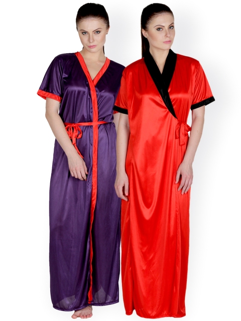 

Secret Wish Pack of 2 Robes HC-51-46, Purple