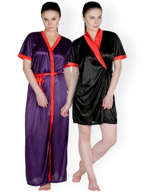 

Secret Wish Pack of 2 Robes HC-52-46, Purple