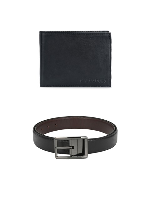 

Calvadoss Men Black Premium Accessory Gift Set