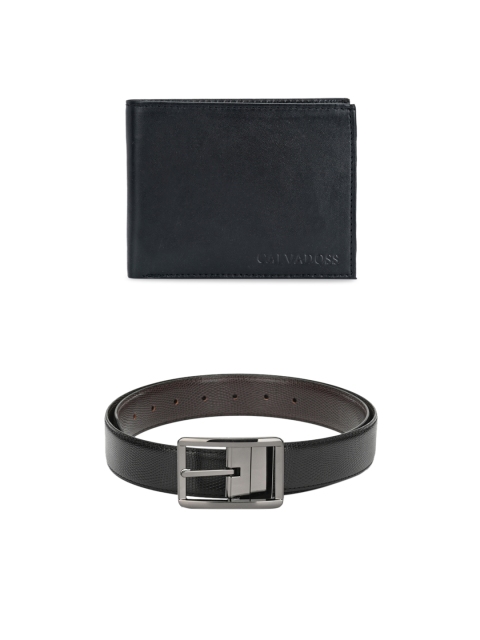 

Calvadoss Men Black Premium Accessory Gift Set
