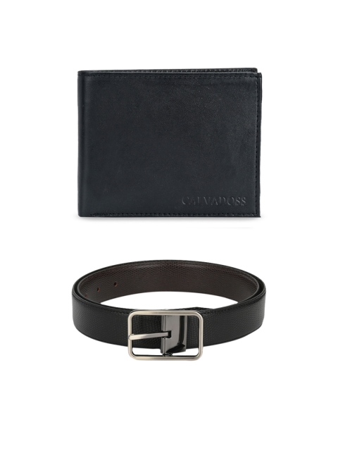 

Calvadoss Men Black Premium Accessory Gift Set