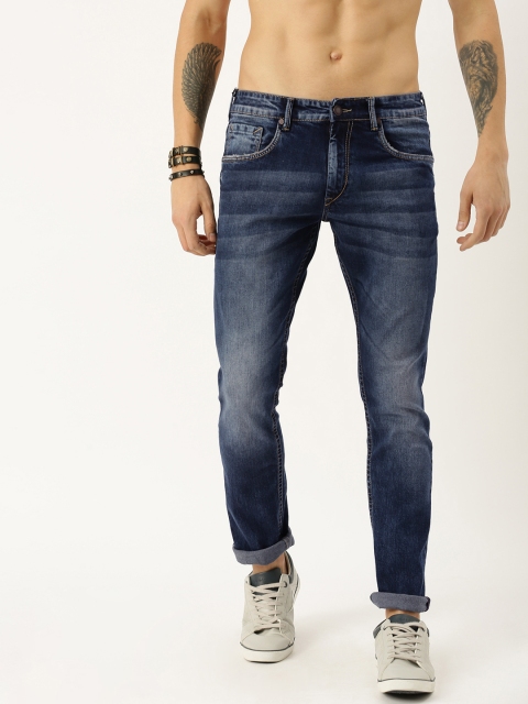 

Moda Rapido Men Blue Skinny Fit Mid-Rise Clean Look Stretchable Jeans