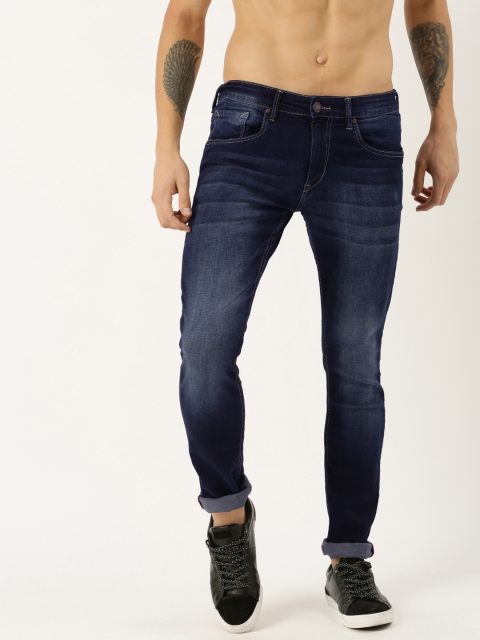 

Moda Rapido Men Blue Regular Fit Mid-Rise Clean Look Stretchable Jeans