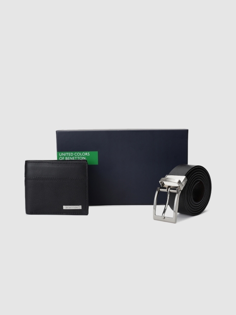 

United Colors of Benetton Men Accessory Gift Set, Black