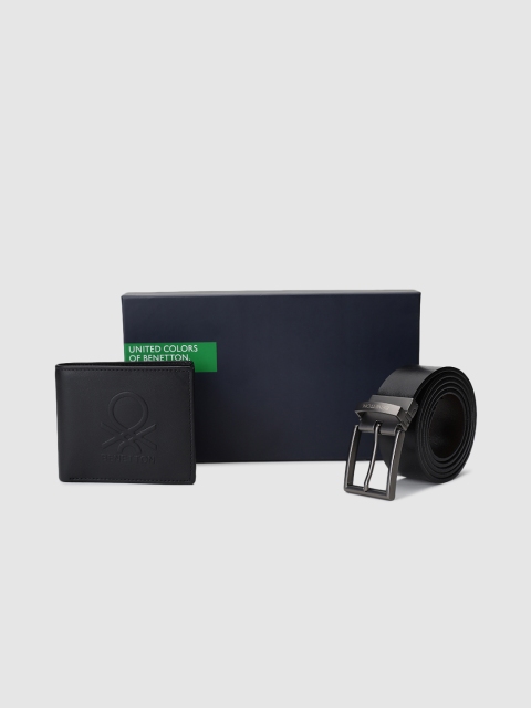 

United Colors of Benetton Men Accessory Gift Set, Black