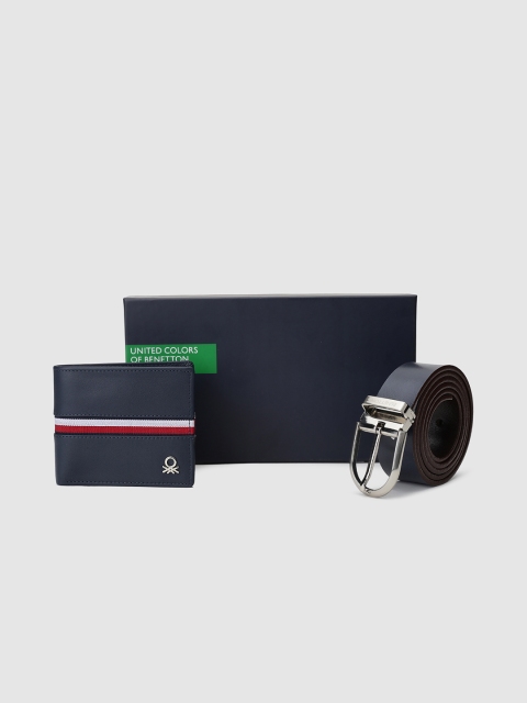 

United Colors of Benetton Men Accessory Gift Set, Navy blue
