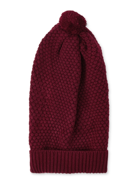 

Kosha Men Maroon Self Design Beanie