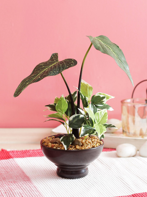 

PolliNation Green Artificial Bonsai Plant with Brown Ceramic Pot