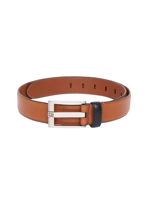 

Tommy Hilfiger Men Tan Solid Leather Belt