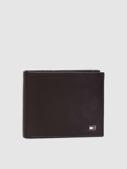

Tommy Hilfiger Men Brown Solid Genuine Leather Two Fold Wallet