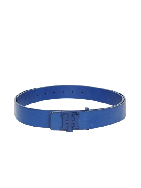 

Tommy Hilfiger Men Blue Solid Leather Belt