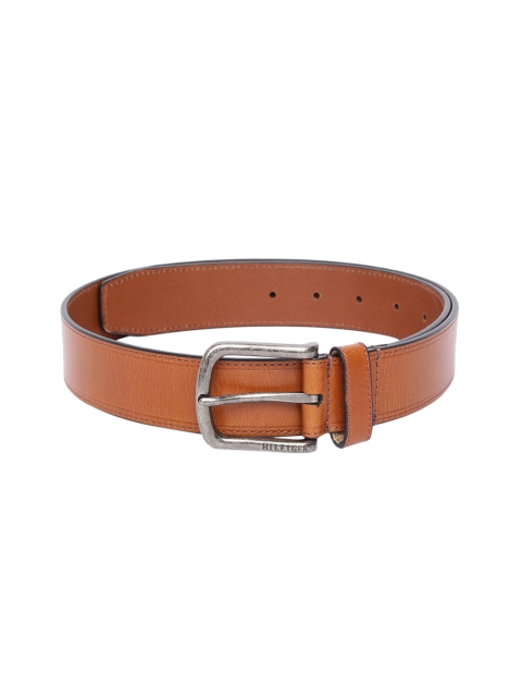 

Tommy Hilfiger Men Tan Solid Leather Belt
