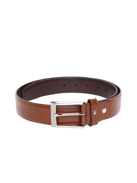 

Tommy Hilfiger Men Tan Solid Leather Belt