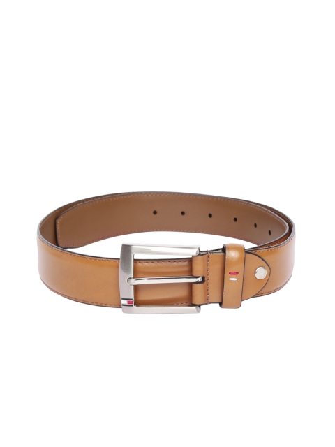 

Tommy Hilfiger Men Tan Solid Leather Belt