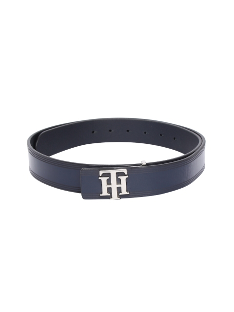 

Tommy Hilfiger Men Navy Blue Solid Leather Belt