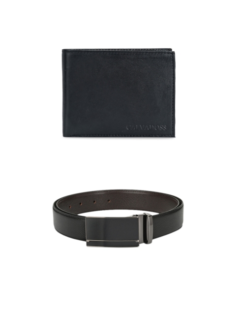 

Calvadoss Men Black Premium Accessory Gift Set