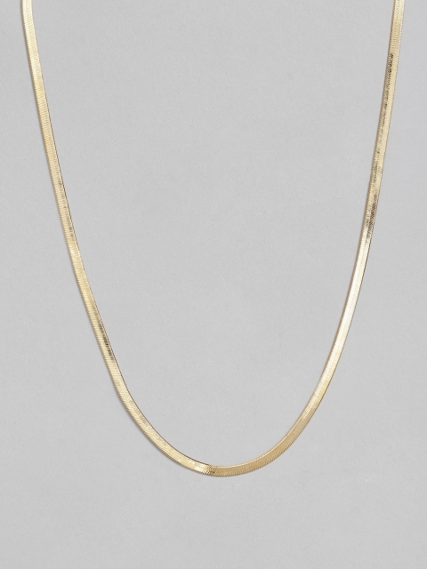 

Accessorize Gold-Toned Z Clean Omega Chain