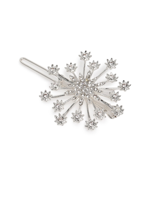 

Accessorize Silver-Toned CZ Studded French Barrette