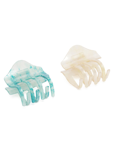

Accessorize Set Of 2 Claw Clip, Blue