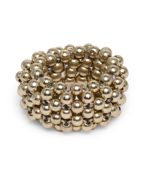 

Accessorize Gold-Toned Beaded Stretchable Ponytail Holders
