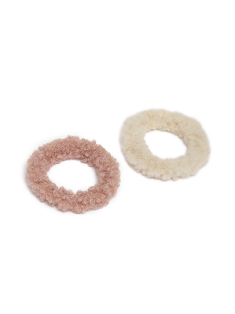 

Accessorize Beige And Cream Set of 2 Ponytail Holders