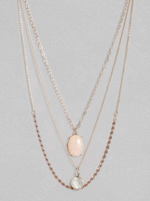 

Accessorize Gold-Toned Layered Beaded Necklace