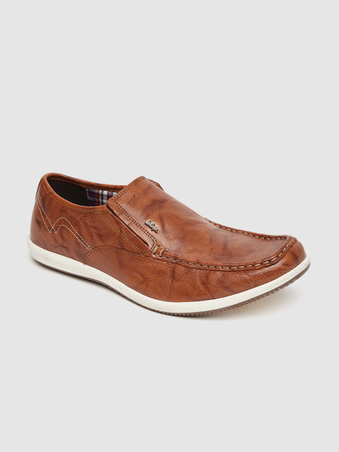 

Lee Cooper Men Tan Brown Shaded Leather Loafers