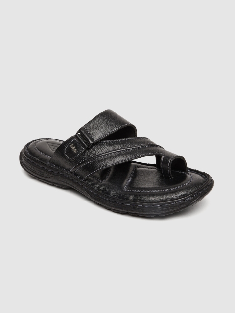 

Lee Cooper Men Black Comfort Leather Sandals