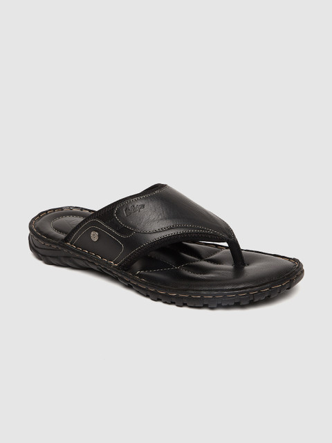 

Lee Cooper Men Black Comfort Leather Sandals
