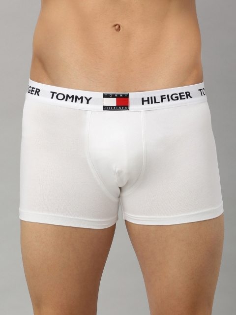 

Tommy Hilfiger Men White Solid Trunk P0AB4131