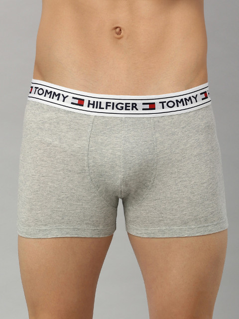 

Tommy Hilfiger Men Grey Solid Trunk P0AB4153