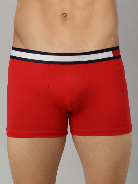

Tommy Hilfiger Men Red Solid Trunk P0AB4123