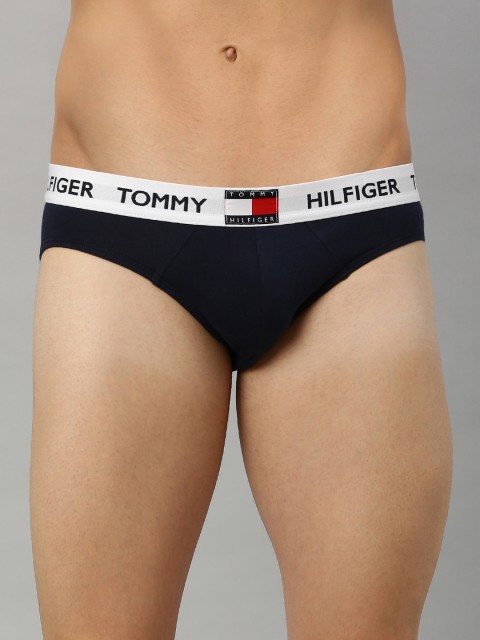 

Tommy Hilfiger Men Navy Blue Solid Briefs P0AB1120
