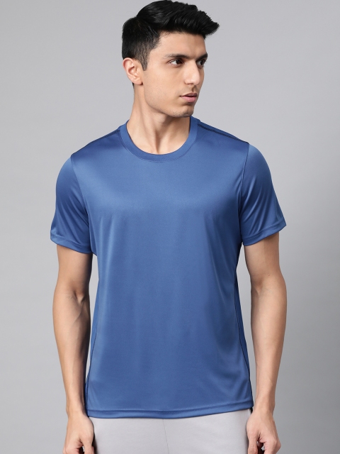

Reebok Men Blue Solid Training Foundation Performance Tee