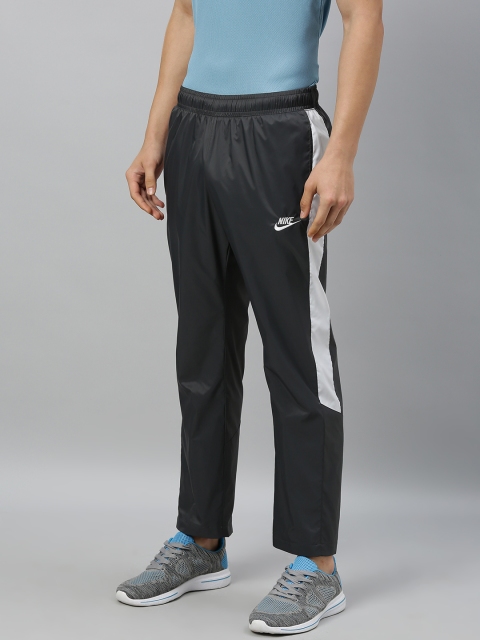 

Nike Men Charcoal Grey Solid Regular Fit OH WVN CORE TRK Track Pants